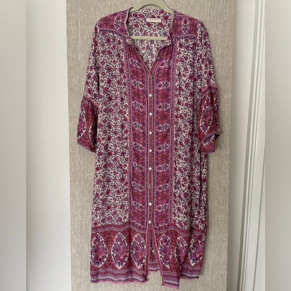 Spell the Gypsy floral kaftan dress - Picture 3 of 6